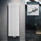ELEGANT Design Heizkörper Flach 1800x616mm mit Weiß Multiblock Thermostat Flachheizkörper Weiß Doppellagig Vertikal Heizkörper Mittelanschluss