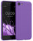 kwmobile Housse Compatible avec Apple iPhone SE (2022) / iPhone SE (2020) / iPhone 8 / iPhone 7 Coque - Housse de téléphone Souple et Fine en TPU Silicone - Violet pâle