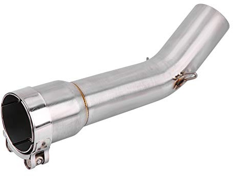 Moto Moto Tuyau D'échappement Slip On Racing Échappement Milieu Lien Tuyau Mi Tube Adaptateur Connecteur Remplacement pour FZ1 FZ1-N 2006-2015