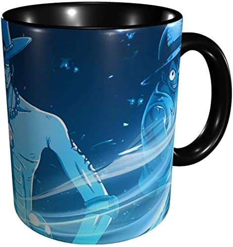 One Piece Anime 11 oz Coffee Mug Ceramics Tea Cup, Suitable for Microwave