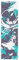 BEUSS Künstlerische Abstrakte Graffiti Muster Skateboard Griptape rutschfest Selbstklebend Longboard Griptapes Aufkleber Griffband(84 * 23cm 1pcs)
