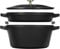 STAUB La Cocotte - Set di pentole rotonde in ghisa, 2 pezzi, colore: Nero