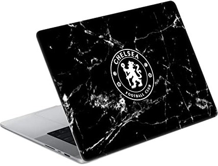 Head Case Designs Officially Licensed Chelsea Football Club Black Marble Art Vinyl Sticker Skin Decal Cover Compatible With MacBook Pro 16 A2485