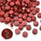100 Stücke Siegelwachs Perlen Metallic Dunkelrot Wachssiegel Wachs Achteckig für Siegelstempel Briefe Umschläge Versiegelung Einladungen Karten Basteln Geschenkverpackung Party