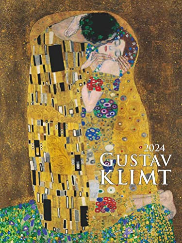 Gustav Klimt 2024 - Bild-Kalender 42x56 cm - Kunst-Kalender - Metallicfolienveredelung - Wand-Kalender - Malerei - Alpha Edition