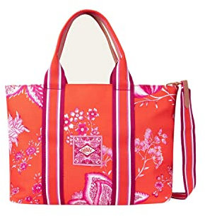 Oilily Schultertasche Umhängetasche Tara Tote Bag Sits Icon World Cherry Tomato mehrfarbig