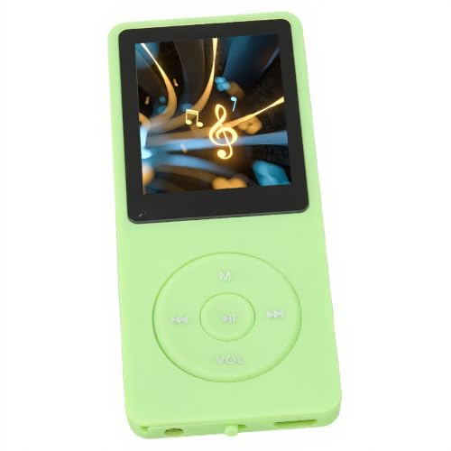 8 GB MP3 MP4 Player, Tragbarer Musik Player mit 1,8 Zoll TFT HD Bildschirm, Sportmusik Player mit Kopfhörer Zum Gehen/Joggen/Training, 64GB Erweiterbar, 30 Stunden (Grün)