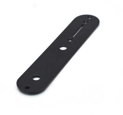 SHENGSUI 32mm Tele Control Plate for Fender for Telecaster Guitar with CTS Pots Electric Guitar Black