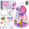 Ulikey Veilleuse licorne DIY, Kit de Transparent Licorne pour Enfants, Cadeaux Licorne Kit de Peinture Lampe de Lune, Veilleuse 3D Kit D'artisanat Créatif pour Enfants Cadeaux Le jour de Noël Fille
