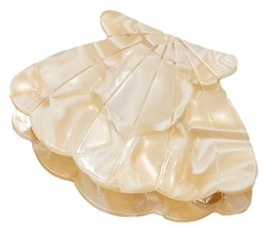 The RPZL Premium Acetate Ivory Shell Claw Clip. - Jaw Clips 1PC (Ivory Shell)