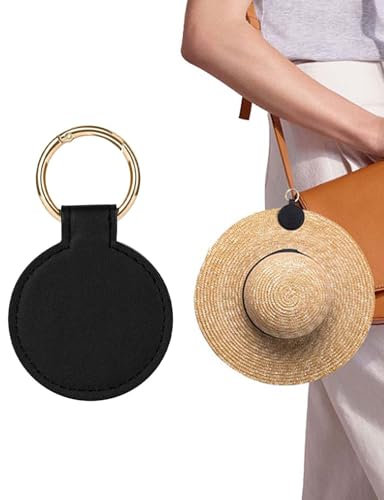 KGDUYC Magnetische Hutklammer, Reisetasche Hut Clip für Reisetasche, Rucksack, Handtasche, Stilvolle magnetischer Hut Clip für Sonnenhüte breite Krempe Hüte Schal Handschuh - Schwarz