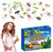 Adventskalender 2024, 24 Tage Weihnachts-Countdown-Kalender, Weihnachts-Countdown-Adventskalender, Fidget In – Sects Toys, Große Sensorische Spielzeug-Überraschung, (EW22)