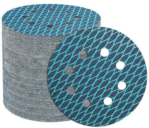 STEBRUAM 125mm Sanding Discs Pads, 90Pcs 60 Grits Sand Paper for Random Disc Sanders & Orbital Sander