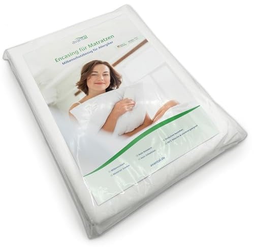 Milbenschutz Matratzenbezug 80x200x20 cm | Encasing | Allergiker Bettwäsche | Anti-Milben Bettwäsche | Milbenkotdicht | Wirksamer Milbenschutz für Matratzen