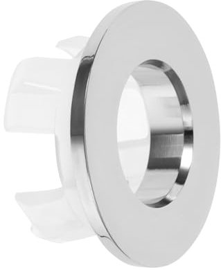 AUTSUPPL Wash Basin Overflow Ring Bathroom Sink Overflow Cover Basin Trim Kitchen Sink Hole Cover Bathtub Overflow Drain Cover Bath Tub Overflow Seal Tub Overflow Plate Sink Cap Plastic