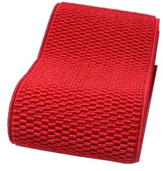 Rodsah 3 Meter farbiges Gummiband 6 cm breit, Hosenrock, elastischer Gürtel für gestricktes Nähzubehör,Rot,60mm