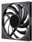 Slim 120mm PWM Computer Case Fan Silent Cooling Fan 4Pin Temperature Control Motor 800-2400RPM Compatible With Various Systems(1PCS Black)