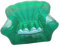 JISADER Aufblasbares Sofa aufblasbarer Stuhlluftsofa aufblasen Couch für Wohnzimmer Innenräume, GrÜn