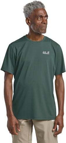 Jack Wolfskin Herren DELGAMI S/S M T-Shirt, sago Palm, XXL