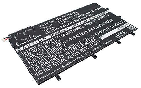 TCTK Akku 6000mAh Kompatibel mit [Sony] SGP321, SO-03E, Xperia Tablet Z, Xperia Tablet Z 10.1 Ersetzt LIS3096ERPC