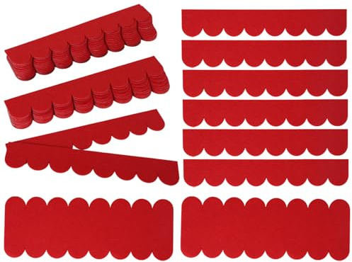 53stk Dachpappe für Vogelhaus,Wasserdicht Dachschindeln,Selbstklebend Mini Dachziegel Schindeln,Filz Dachschindeln 30cm für Nistkastendach Kaninchenstall Hundehütte Briefkastendächer (Rot 32stk)