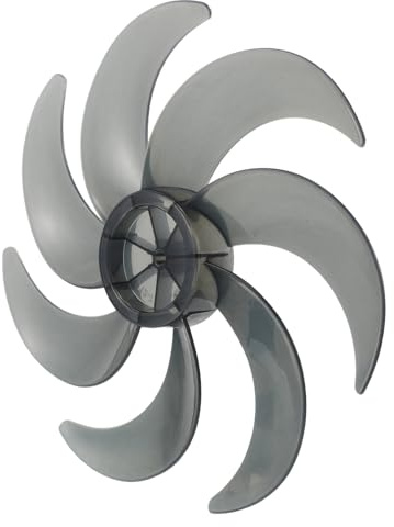 TOYANDONA Replacement Fan Blades Plastic for Electric Standing Floor Indoor Table Fan Impeller Replacement Parts