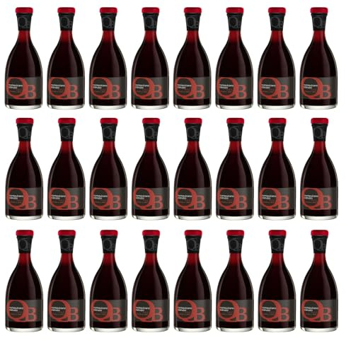 QB Quanto Basta Vino Rosso Montepulciano d'Abruzzo DOC 2024 | Confezione da 24 Bottiglie da 250ml