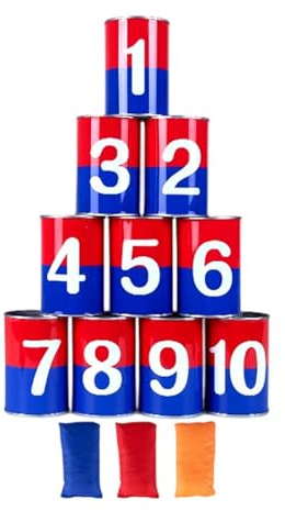 13 Teiliges Wurfspiel, Sitzsack-Wurfspiel für Karnevalspartys und Ostern