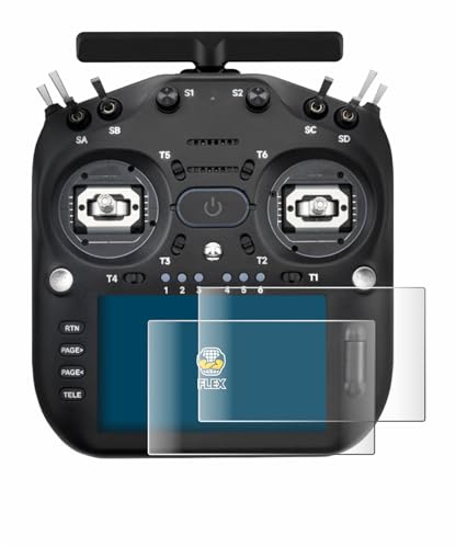 BROTECT 2 Stück Full-Cover Schutzfolie für Radiomaster TX16S MK3 Full-Screen Displayschutz-Folie [3D Curved, Anti-Fingerprint, Kristall-Klar]