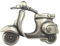 Norman K Modedesign Gürtelschnalle Motorroller