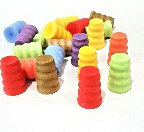 Standard Finned Rubber Corks 10 Pack Optic Spirit Measure Bottles
