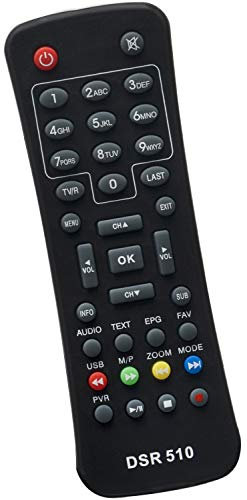 ALLIMITY DSR-510 Telecomando Sostituisci per Skymaster Satellite Receiver DXH-3 DXH-11 DXH-12 DXH-101