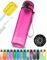 My Vesperbox Minny Gourde antifuite 350 ml 500 ml avec paille et passoire Bouteille d'eau pour enfant Sans BPA Idéal pour le jardin d'enfants l'école le vélo l'extérieur (500 ml rose)