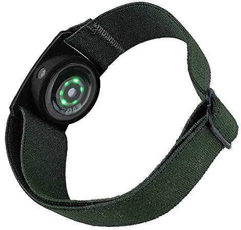 YIN SONG Elastic Loop Nylon Armband Kompatibel mit Polar OH1/Verity Herzfrequenzsensor Ersatzband, Grün (Army Green), X-Large (6.7-14.4)