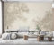 MIWEI Wallpaper Papier Peint Panoramique Branche En Relief Beige Papier Peint Nature Intissé Murale Chambre Salon -MIWEI Wallpaper-023-350cmx256cm