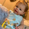 KIGKYO Reborn Baby,Reborn Puppen Lebensecht 24 Zoll Babypuppe Wie Echtes Baby Puppe Weichkörper Silikon Baby Mädchen Echt Aussehende Babypuppen Newborn PuppeAb