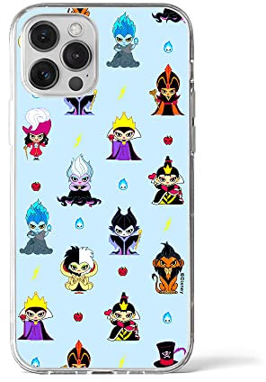 ERT GROUP mobile phone case for Iphone 12 PRO MAX original and officially Licensed Disney pattern Disney Villains 007 optimally adapted to the shape of the mobile phone, case made of TPU
