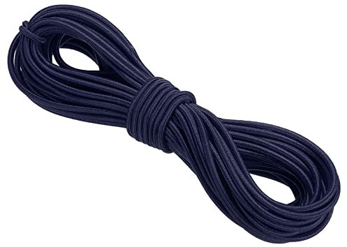 PATIKIL Bungee Cord Elastic Cord Heavy Stretch String Rope 3mm 11 Yards(10m) Navy for Crafting DIY Sewing Hook Straps Camping Tie Down Strap