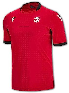 Macron Georgien Ausweichtrikot 23/24 GFF Third Shirt Georgia Fan 3rd Jersey, Größe:XL