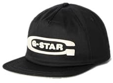 G-Star RAW Herren Avernus Flat Brim Cap, Schwarz (dk Black D24316-C105-6484), PC