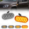 POPMOTORZ 2 Stücke LED Blinker Seitenblinker für VW Golf MK3 MK4 Passat B4 SEAT Altea MK1 Ibiza Ford Fiesta MK5 Focus MK2 Skoda Citigo mit Canbus Fehlerfrei