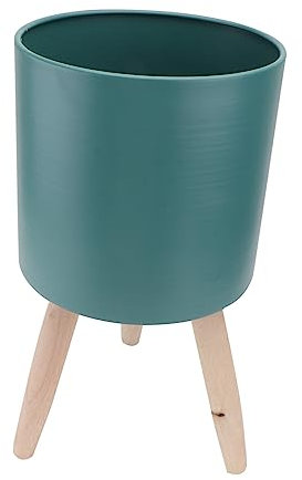 BESPORTBLE 1stk Blumentopf Aus Eisen Blumentopf Pflanzer Blumendekoration Blumentopf Schmücken Pflanztöpfe Für Zimmerpflanzen Pflanze Steht Drinnen Pflanzenregal Anlage Hölzern Schmiedeeisen