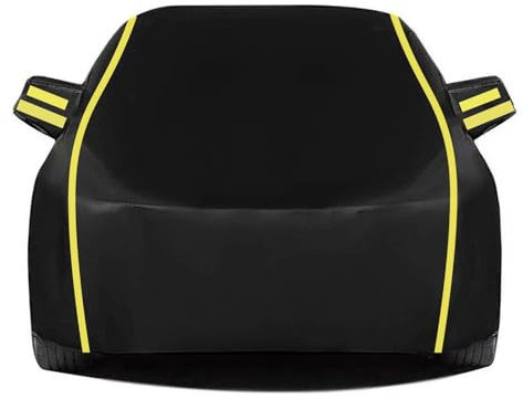 MoBShiK Anti-UVBâche de Voiture pour Peugeot 207 SW/206 CC/207 CC/2008, bâche de Voiture Respirante Coupe-Vent imperméable extérieure(01,206 CC)