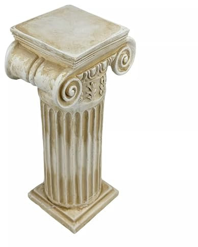 Ionic Order Colonna Colonna Antico Greco Romano Cast Stone Scultura in gesso