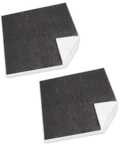 SPARES2GO Carbon + Foam Grease Filter Kit for Baumatic Cooker Hood Vent Extractors (4 Filters, Cut to Size, 57cm x 47cm)