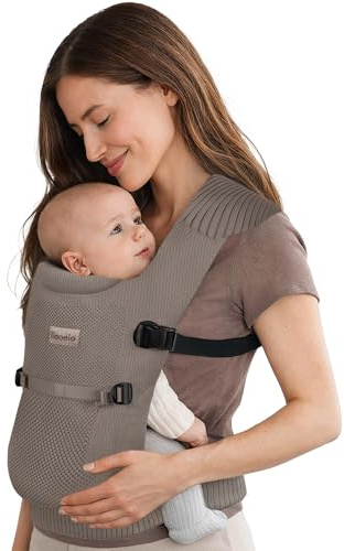 Lionelo Mabel Porte-Bébé Ergonomique et Léger, dès 4 Mois, jusqu’à 15 kg