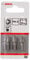 Bosch Accessories Bosch Professional Bit Extra-Hart für Phillips-Kreuzschlitzschrauben (PH3, Länge: 25 mm, 3 Stück)