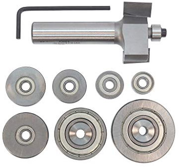 Whiteside Router Bits 1955 Multi Rabbet Set Carbide Tipped 1-3/8-Inch Large Diameter and 1/2-Inch Cutting Length