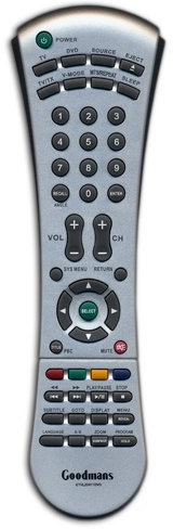 Original Remote Control for Goodmans GTVL20N11DVD