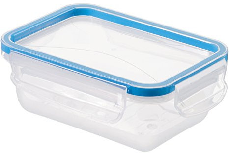 Rotho Frischhaltedose Clic & Lock, Aromafeste Aufbewahrungsbox mit Deckel, Inhalt 0.5 l, transparente Kunststoffbox (16.1x12x5.9 cm) mit Clip-Verschluss, BPA-freie Vorratsdose spülmaschinengeeignet